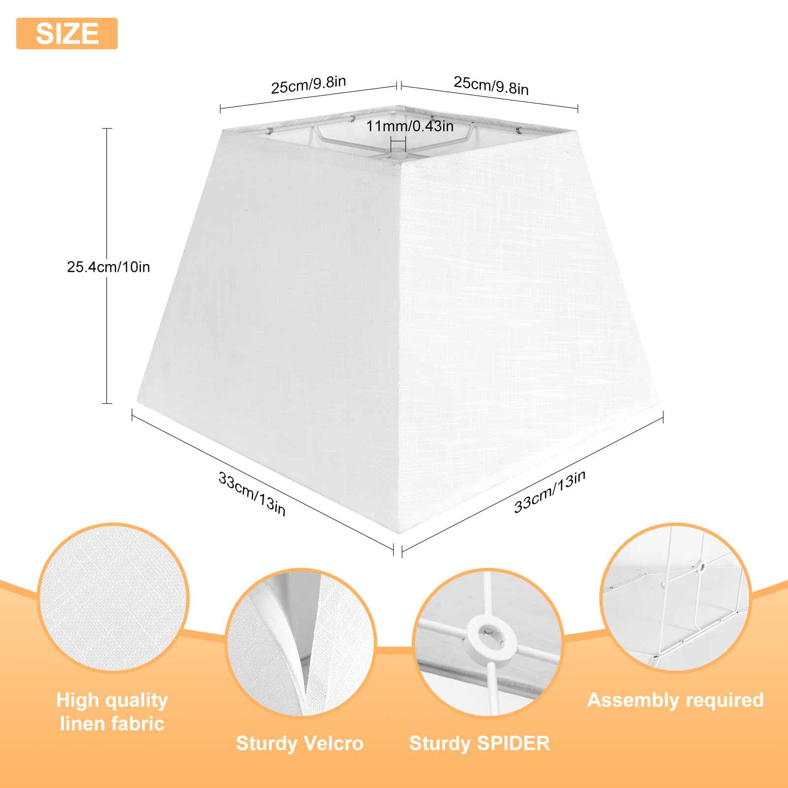 LEYINPEI table lampshade style, versatile for modern living spaces.