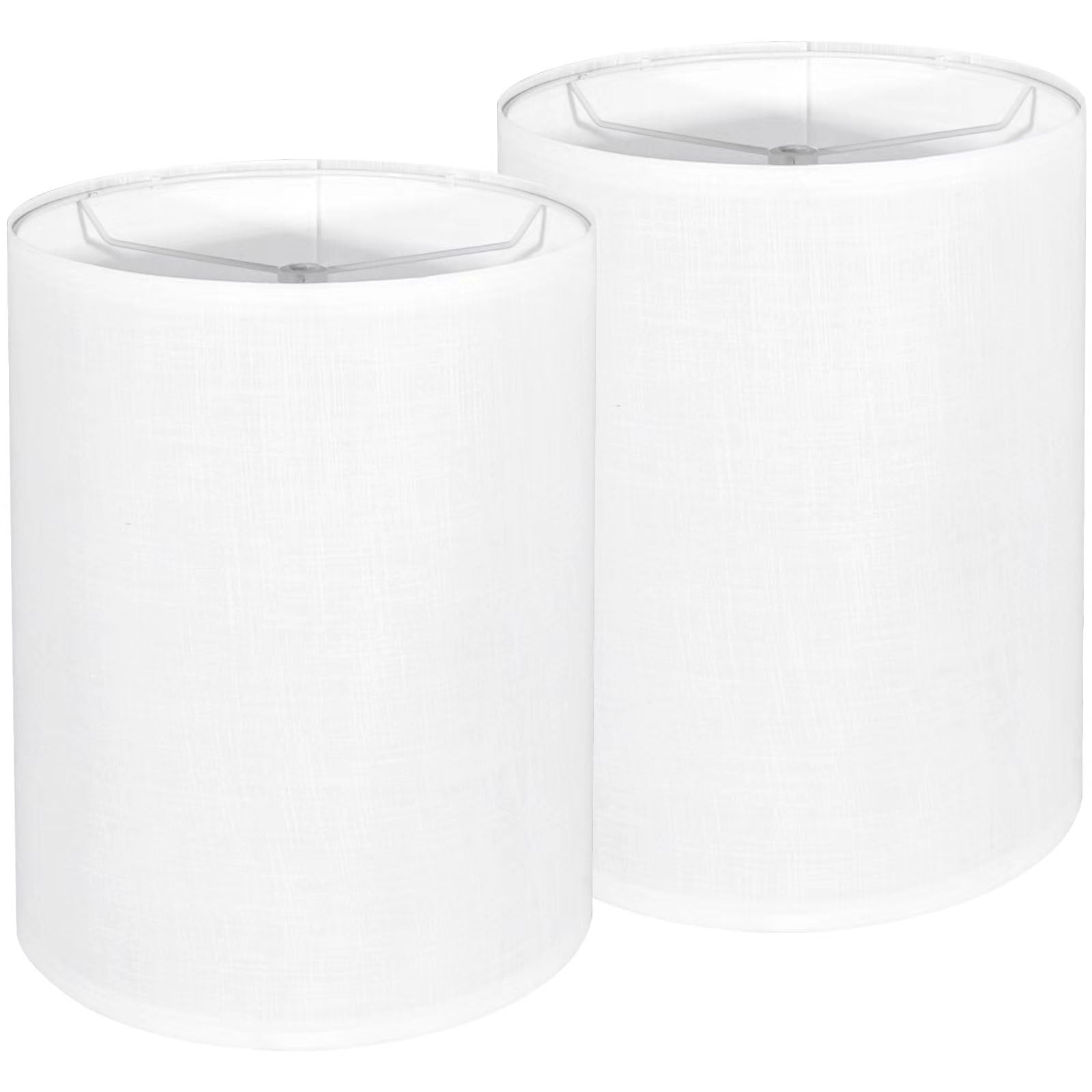 LEYINPEI tall lampshade with 10in top and bottom, 13in height, diffuse lighting.