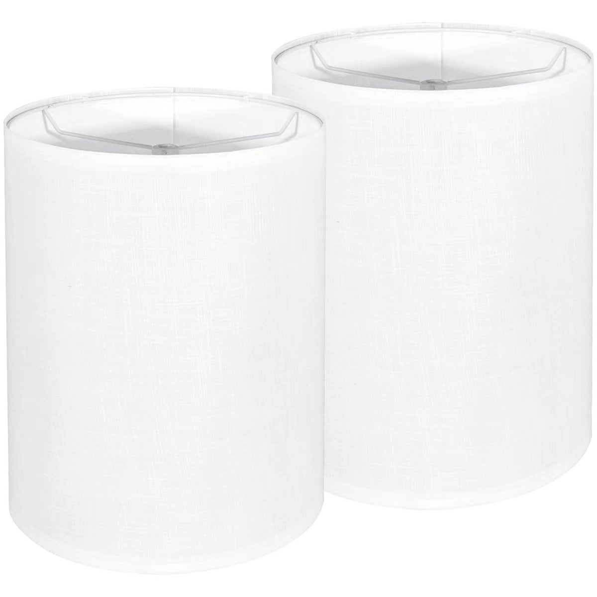 LEYINPEI tall lampshade with 10in top and bottom, 13in height, diffuse lighting.