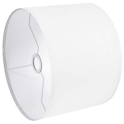 LEYINPEI white drum lampshade top view for compact table lamps