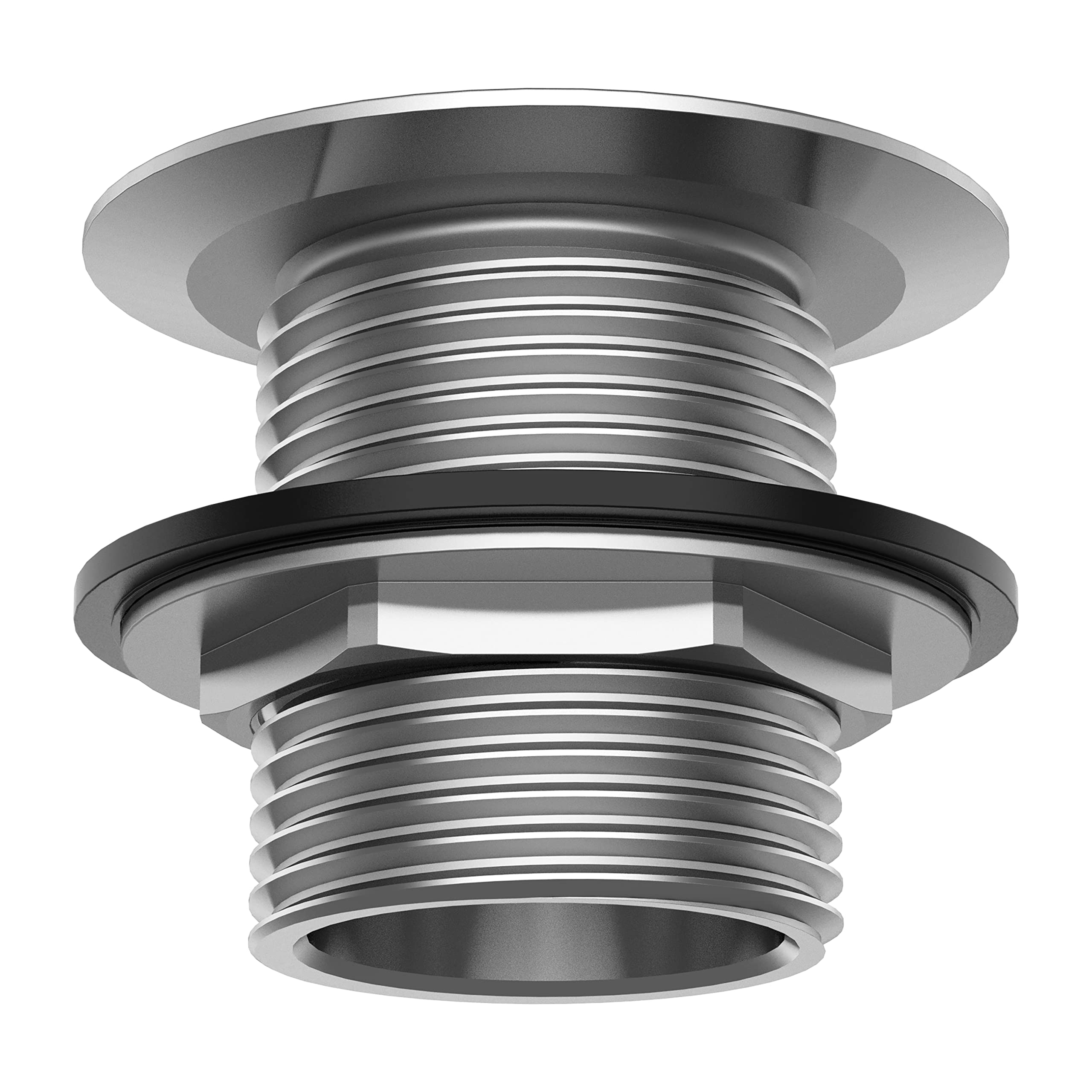 Leyso bar sink drain features a deep pattern that adds style to bar areas.