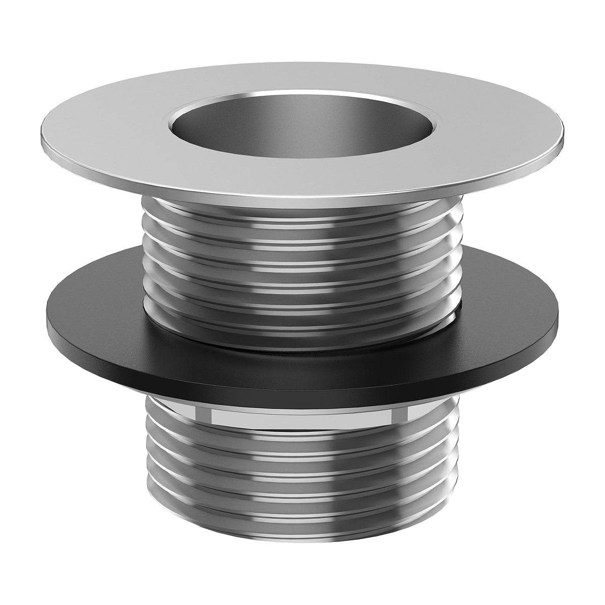 Leyso bar sink drain in stainless steel with a 2-inch body diameter for rugged daily use.