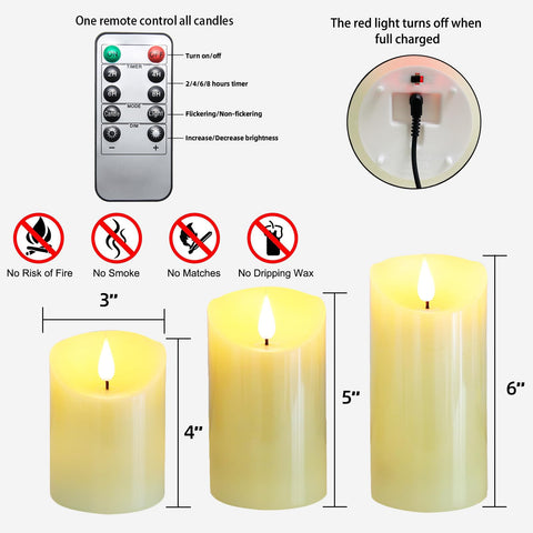 Lezonic flicker modes with dimmable brightness for customizable mood lighting.