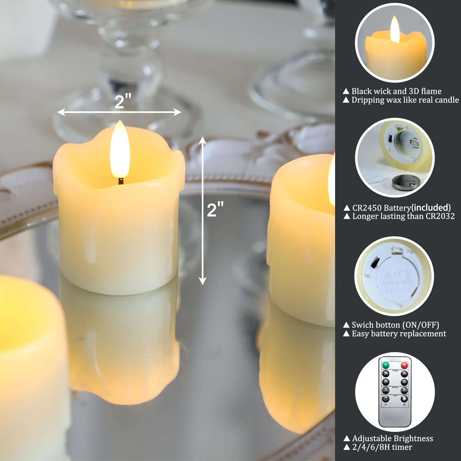 Lezonic wax-drift edge candle detail adds realism.