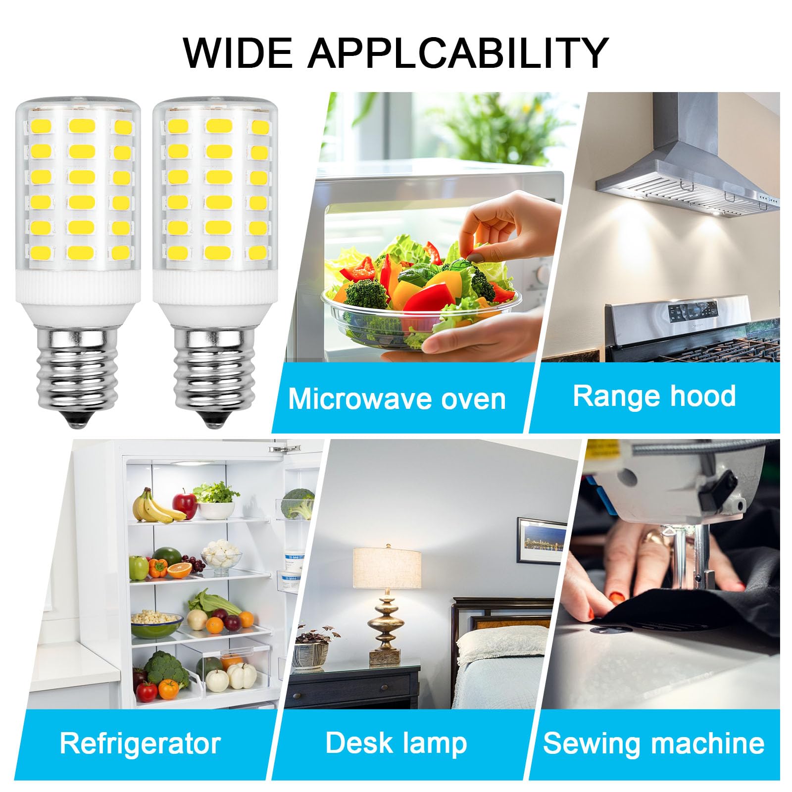 LFLAMPON long-life LED bulb designed for 25,000 hours of use.