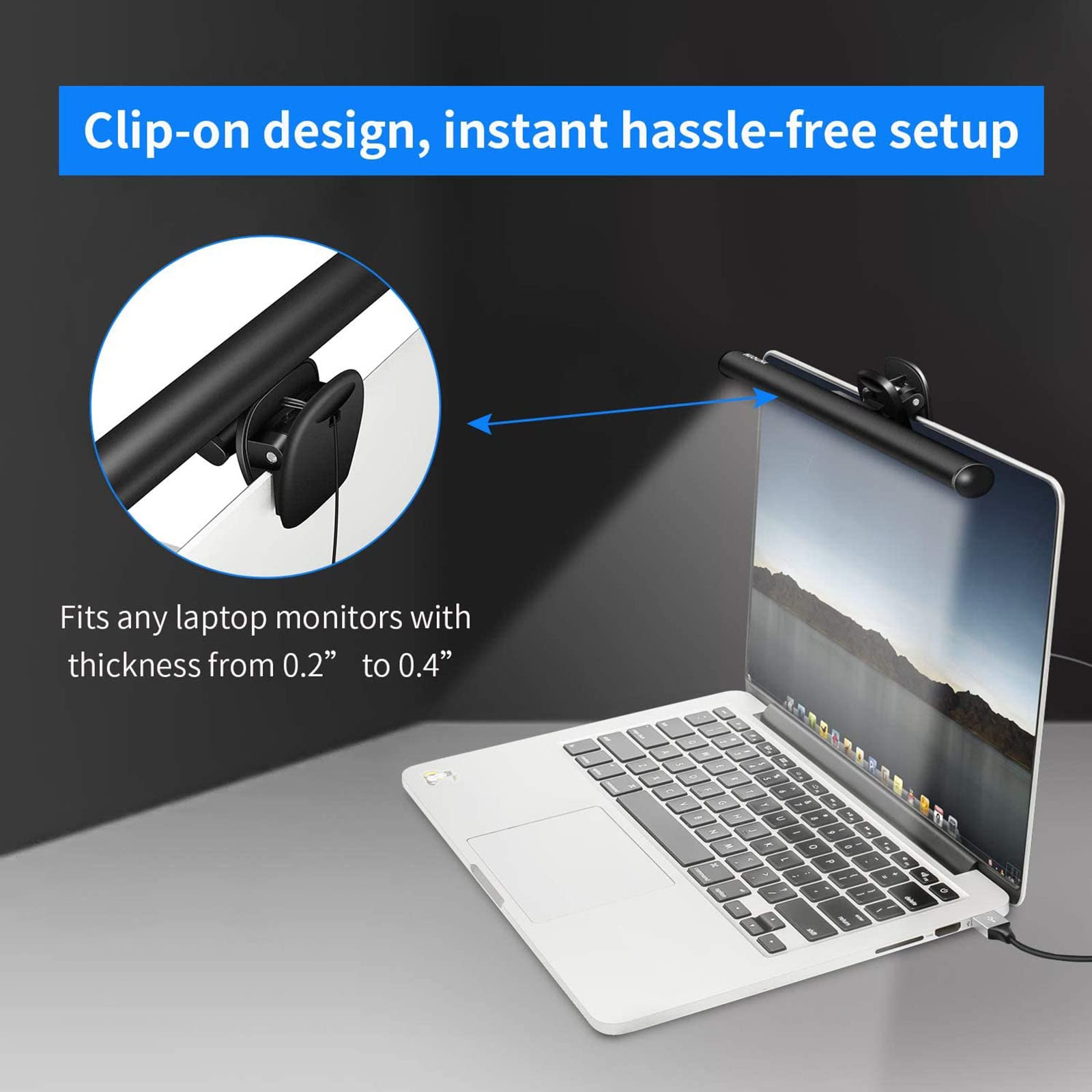 LFNOWN keyboard-area illumination enhances late-night typing without affecting the screen.