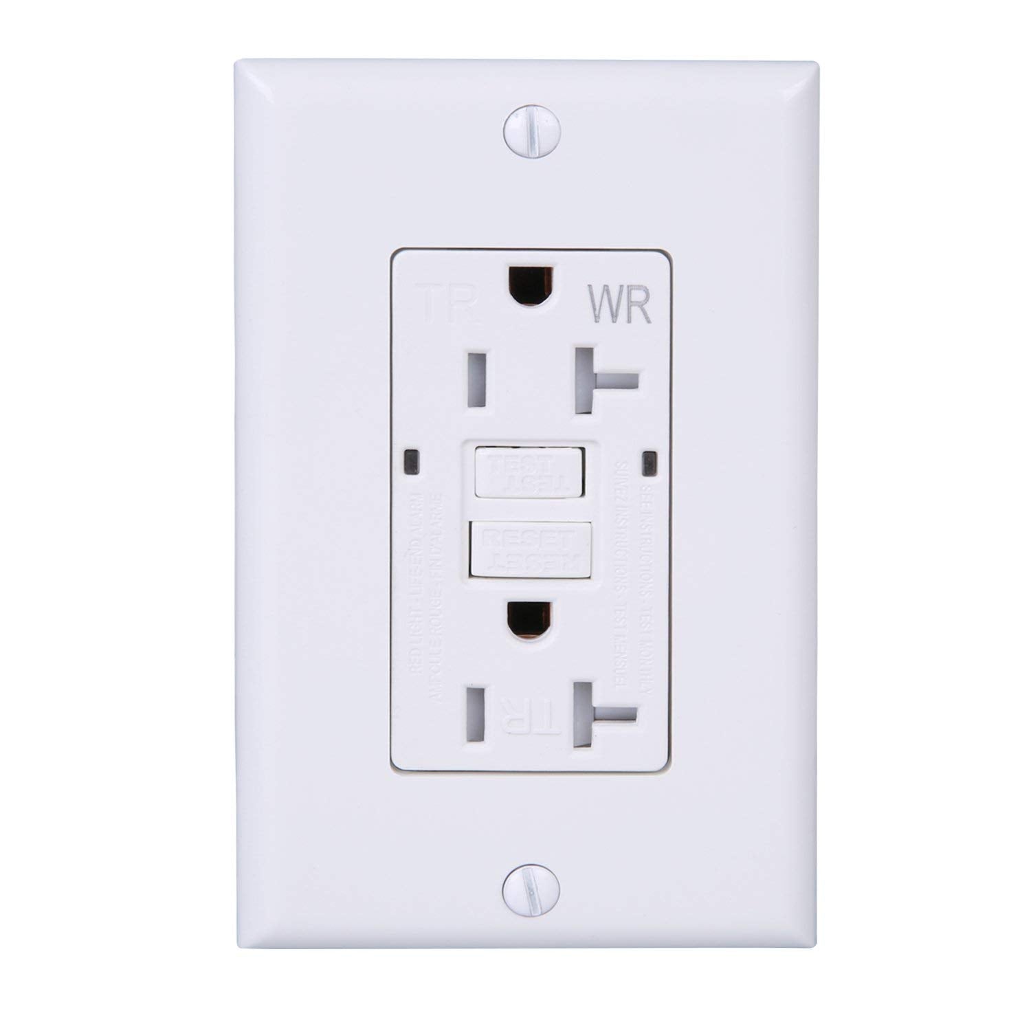 LGL GFCI self-test LED indicators show status and reliability