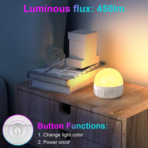 LGMCF soft mode and flash mode for relaxed or festive lighting