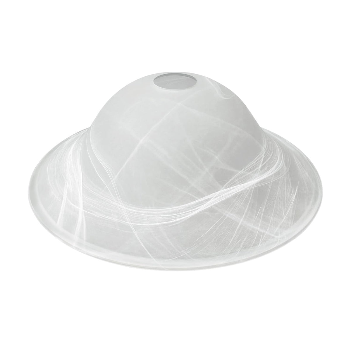LHLYCLX antique glass lamp shade for floor lamp with white alabaster finish, timeless warmth