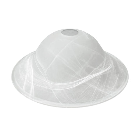 LHLYCLX antique glass lamp shade for floor lamp with white alabaster finish, timeless warmth