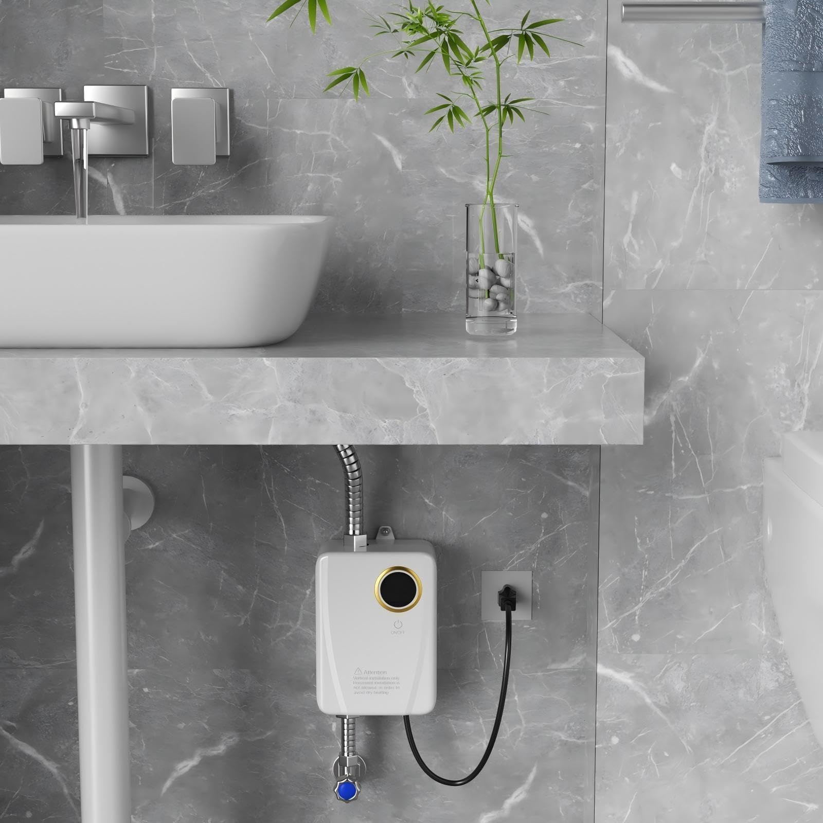 Lianfengymx tankless water heater brass fittings ensure stability.