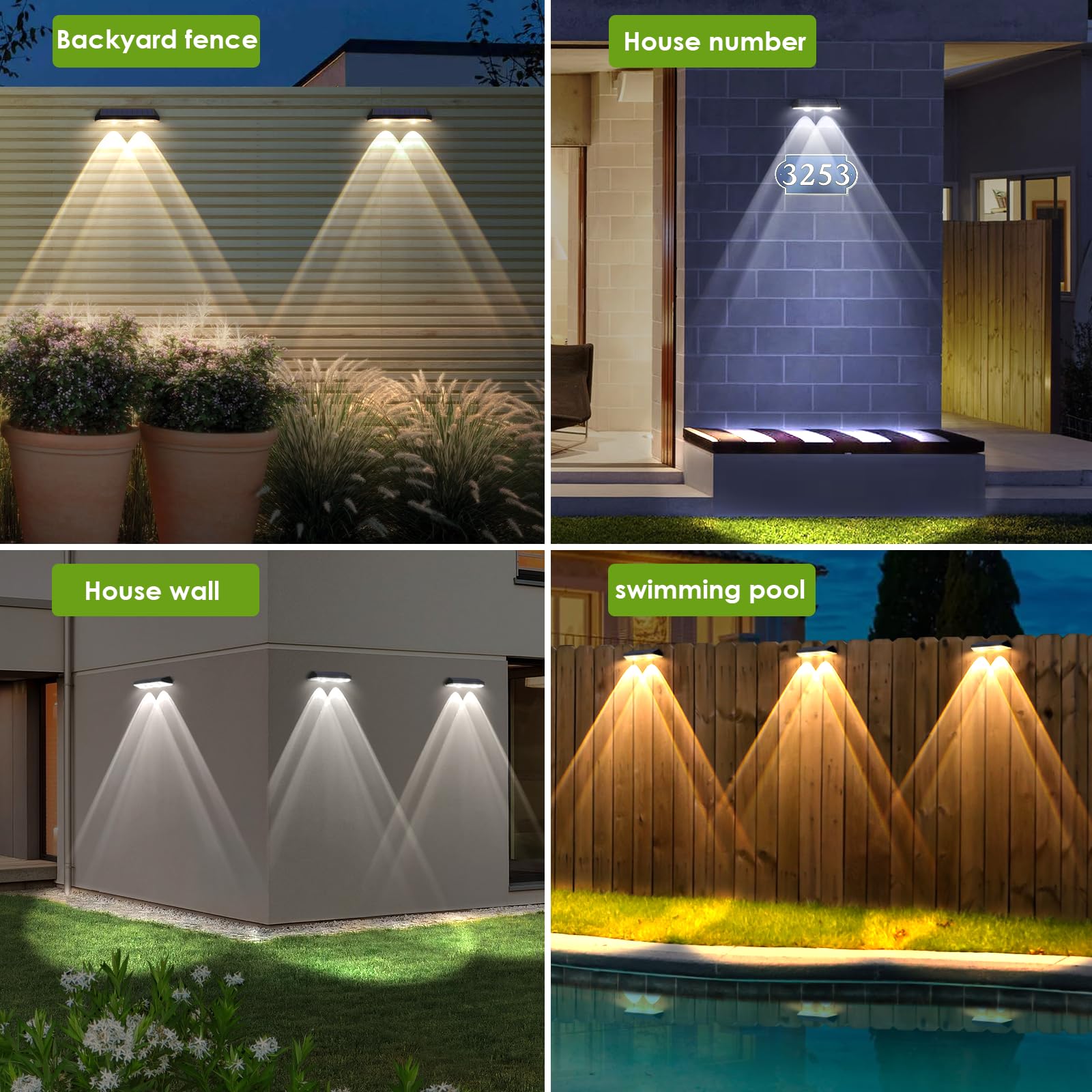 LIANGLOME bright beam boosts security around doors and steps.
