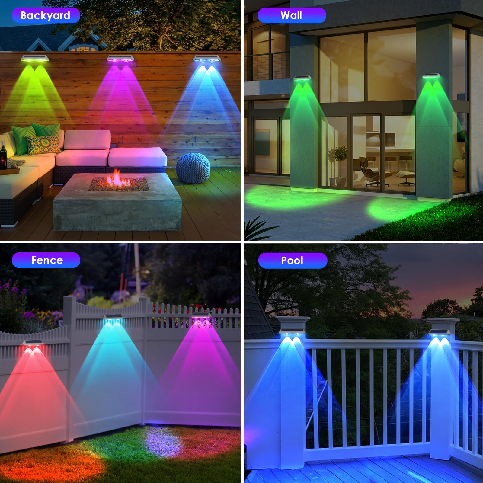 LIANGLOME compact deck lights brighten steps and patios with focused beam.