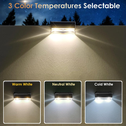 IP44 weatherproof LIANGLOME fence light withstands rain and snow