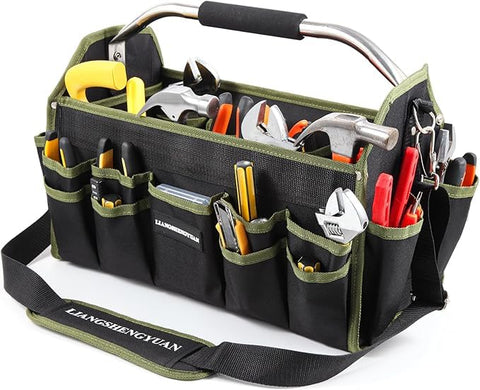 LIANGSHENGYUAN 20in tool bag foldable design for easy transport.