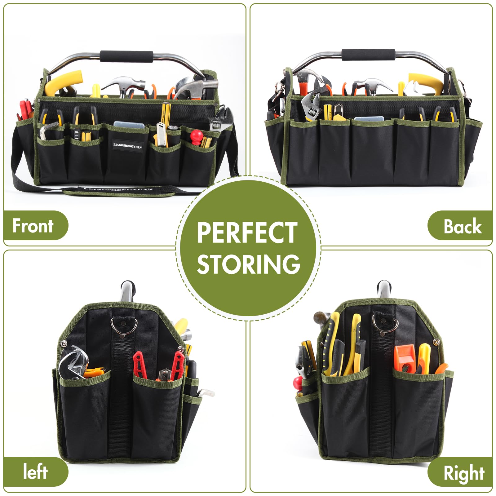 LIANGSHENGYUAN 30-pocket layout keeps fittings organized and ready.