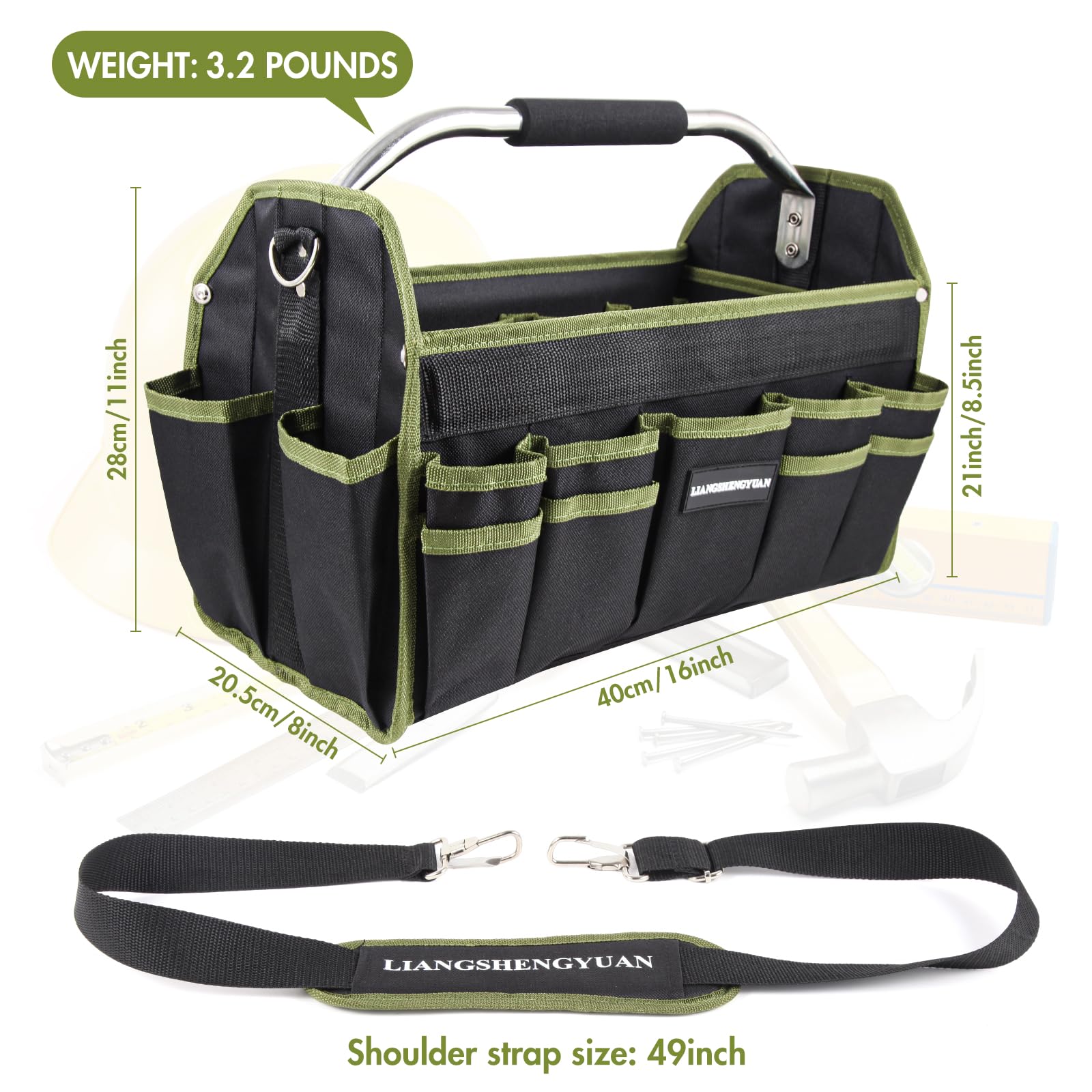 LIANGSHENGYUAN heavy-duty 1680D Oxford cloth bag ready for rugged use