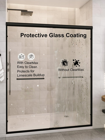 LianLobo walk-in shower fit example for 56-60 in width