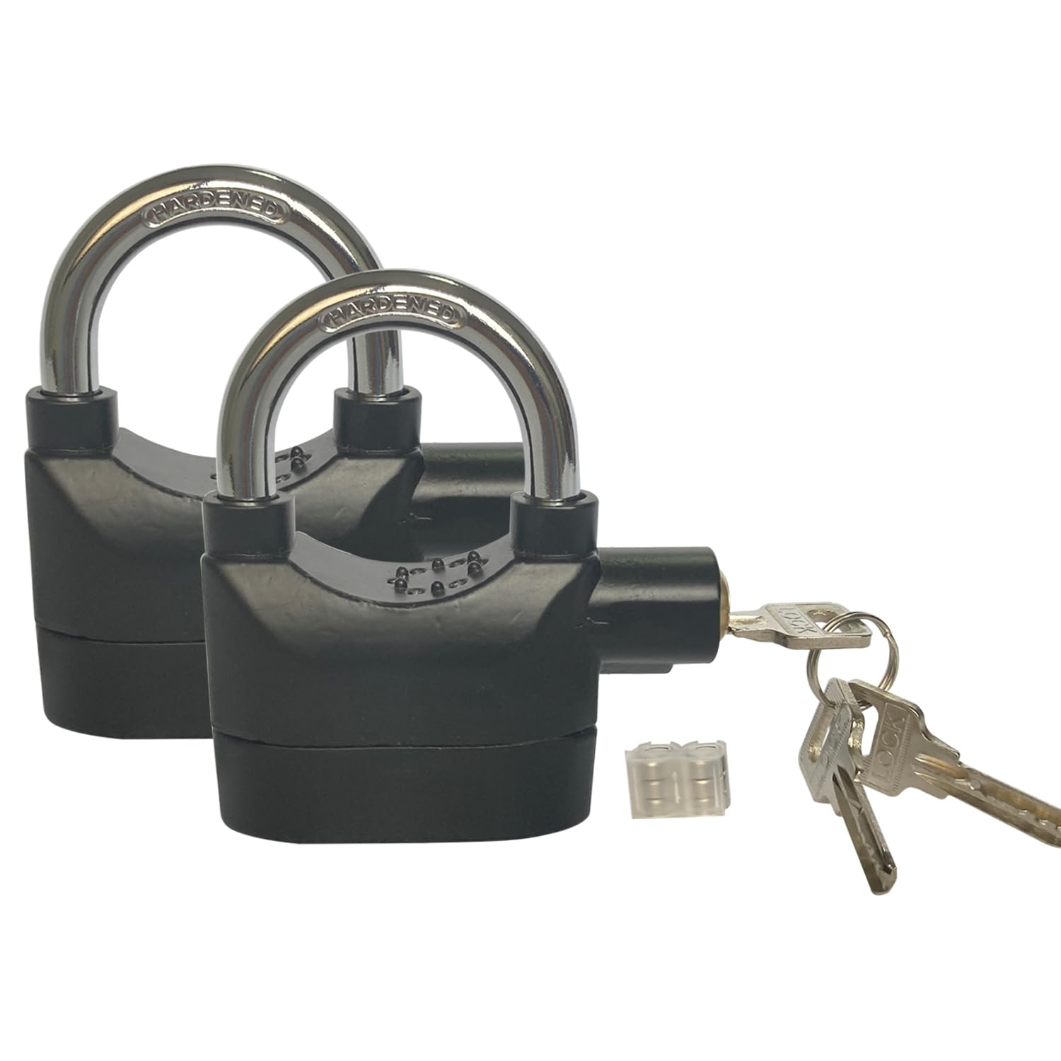 Lianshi alarm lock on door with 110dBA alert.
