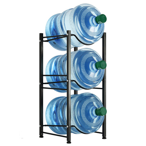 LIANTRAL 5-gallon bottle rack with 3-tier detachable design for easy setup and organization.
