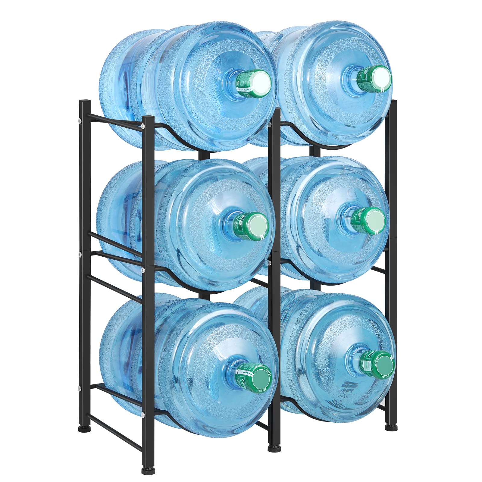 LIANTRAL 5 Gallon Bottle Holder front view keeps jugs organized and accessible