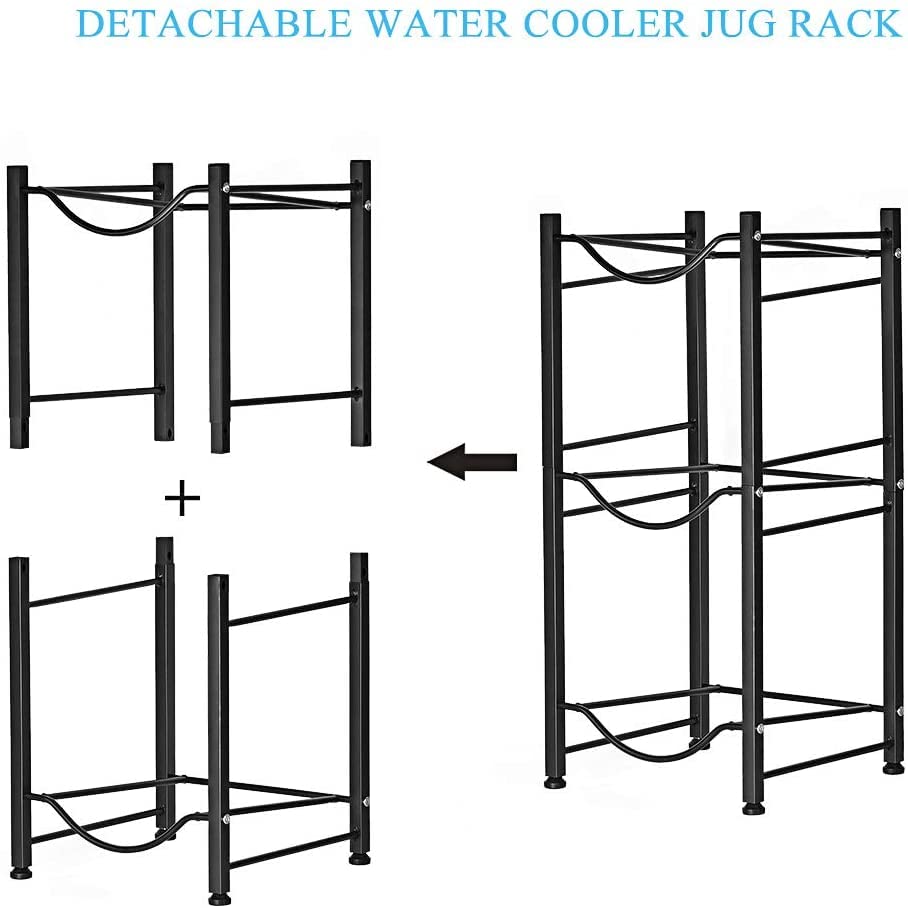 LIANTRAL adjustable feet protect floors and keep the rack steady.