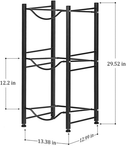 LIANTRAL detachable 3-tier water rack demonstrates flexible assembly.