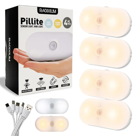 LIBERATECH compact light fits anywhere in bathrooms, bedrooms, or hallways discreetly.