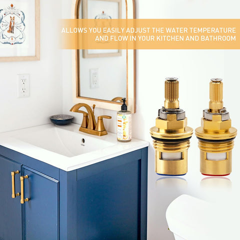 Versatile Liberflow cartridge compatible with kitchen, bathroom, and shower fixtures.