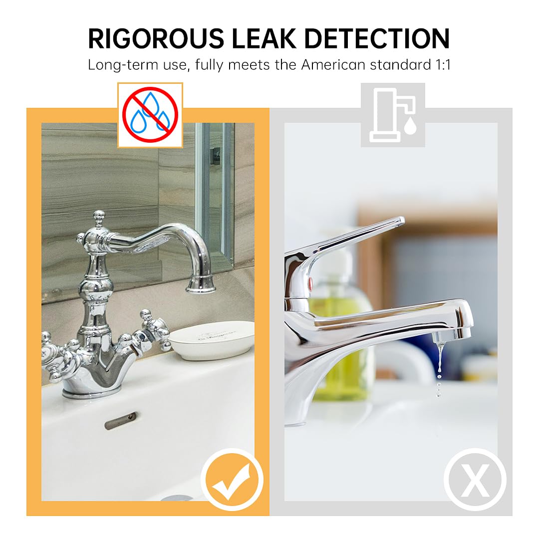 Leak-test quality control ensures reliable operation after installation.
