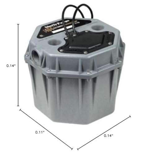 Liberty 404 drain-pump-system shows quick install and automatic operation for basins.