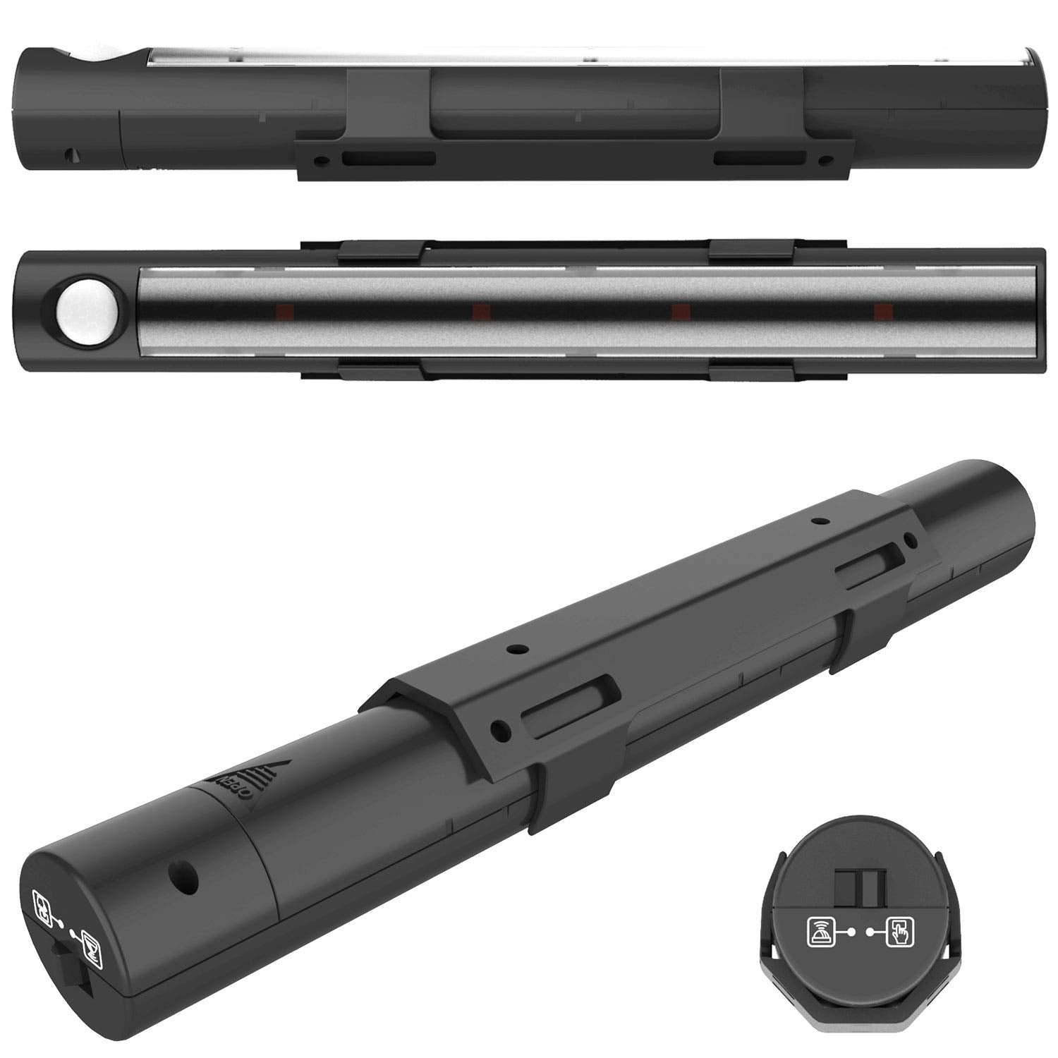 Liberty Safe Brightview light kit mounting bracket demonstrates easy, adjustable installation