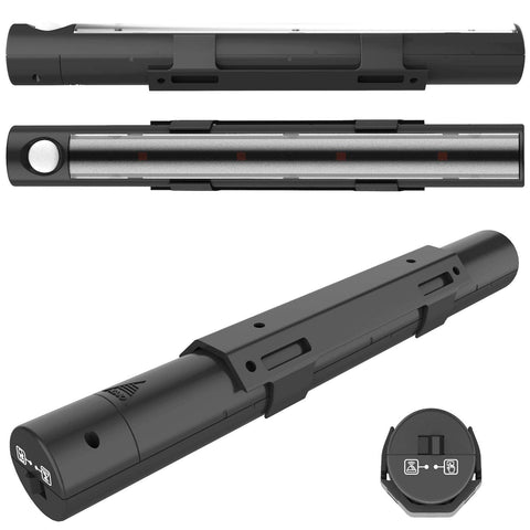 Liberty Safe Brightview light kit mounting bracket demonstrates easy, adjustable installation