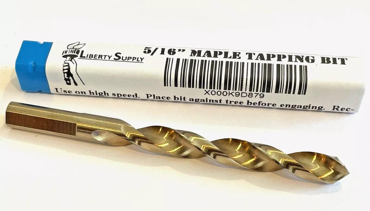 Liberty Supply maple tapping bit with hex shaft for a secure drill grip.