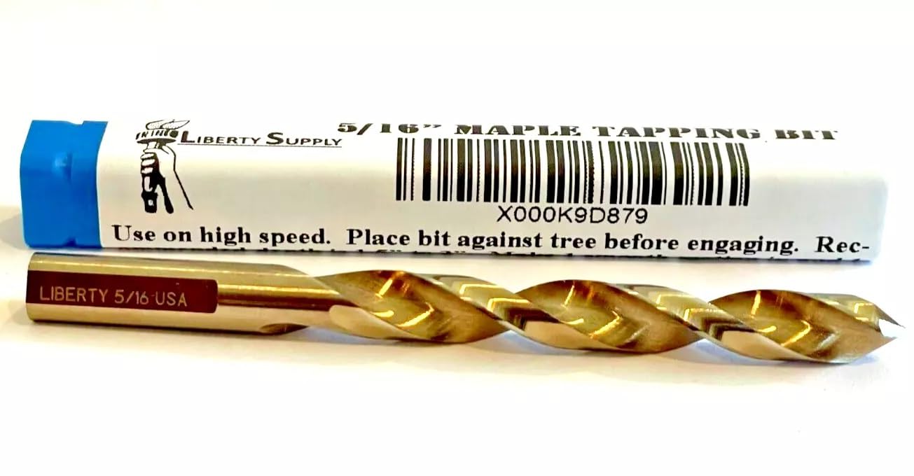 Liberty Supply tapping bit supports better sap flow with clean cuts.