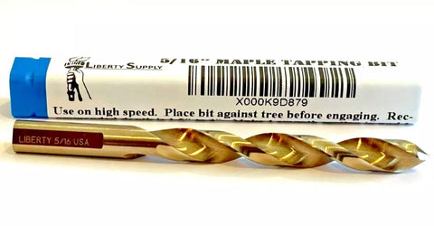 Liberty Supply tapping bit supports better sap flow with clean cuts.