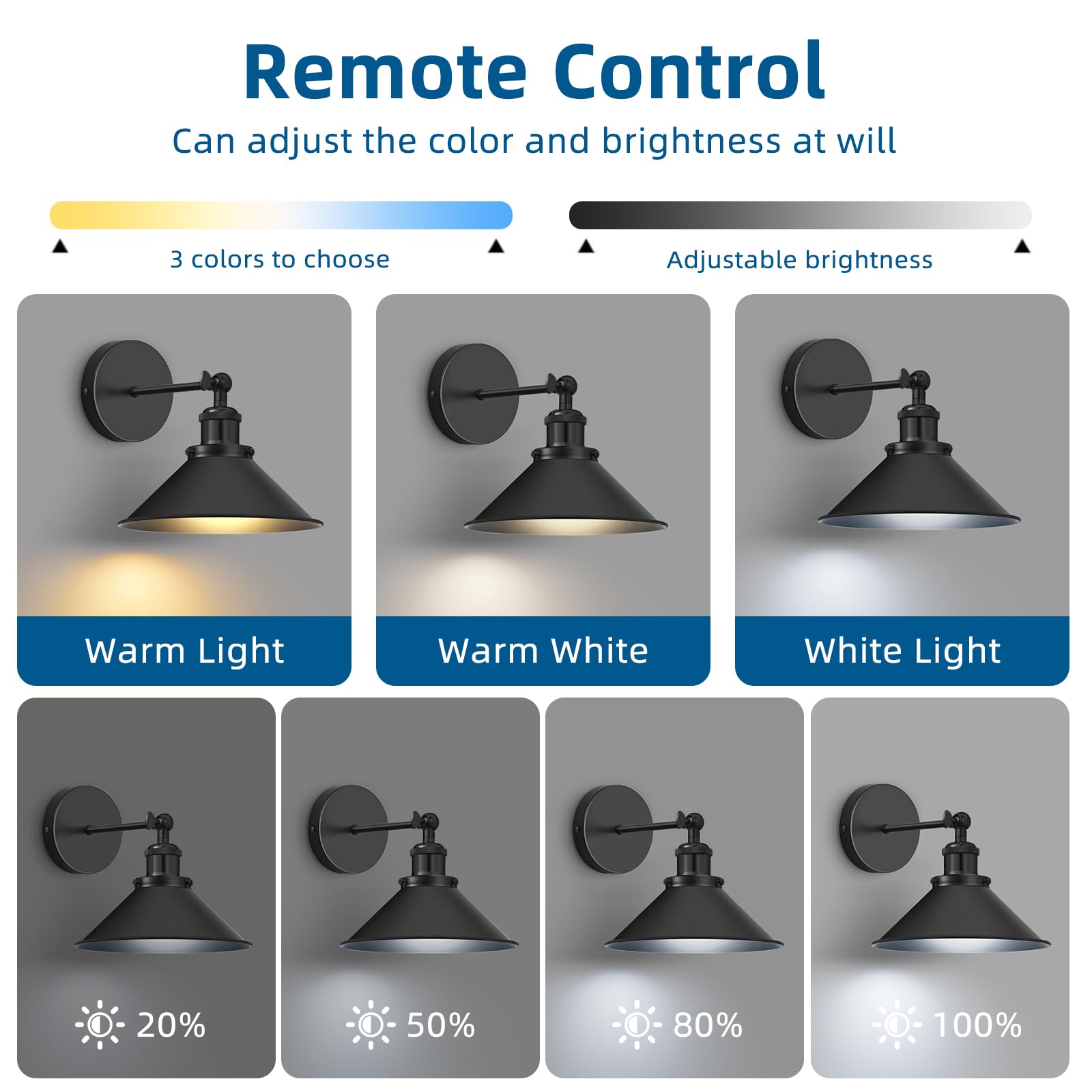 Libonfu dimmable wall lights with remote create cozy ambience anywhere.