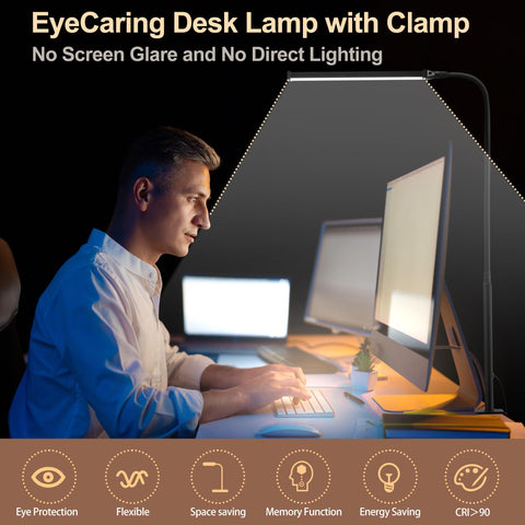LIBORA LED desk lamp powered by USB for easy setup