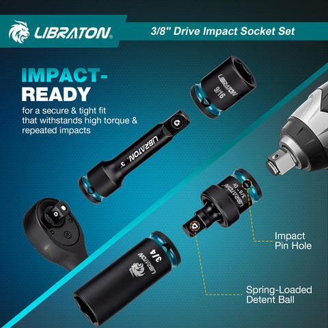 LIBRATON 72T ratchet handle with smooth operation for precise turns.