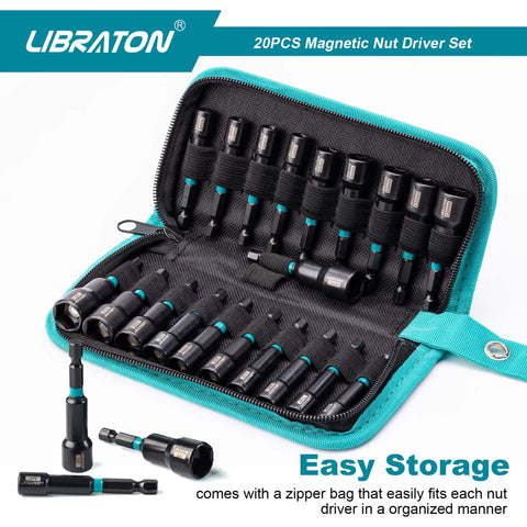 LIBRATON cr-v steel nut driver built for durability