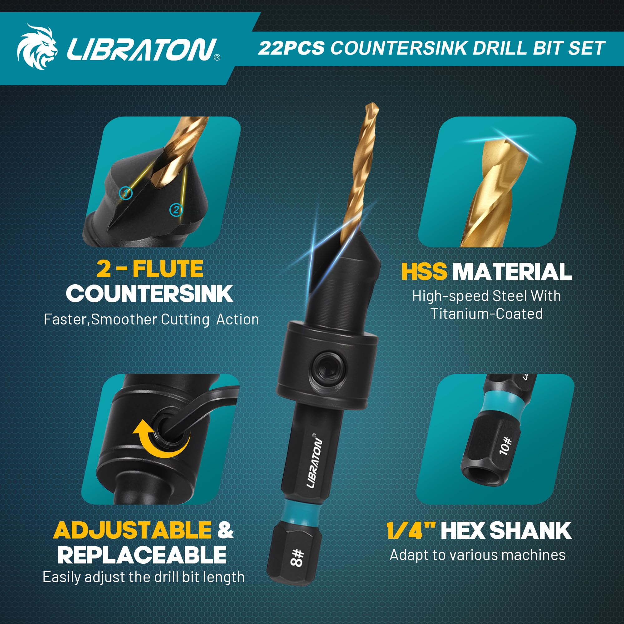 LIBRATON Extendable Magnetic Drive Guide improves depth control and stability during drilling.