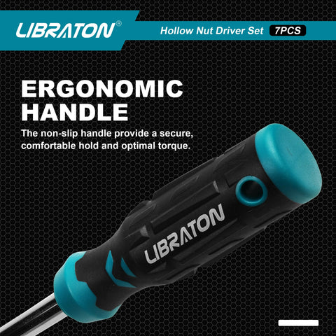 LIBRATON 3/16-inch size nut driver for precise hex driving