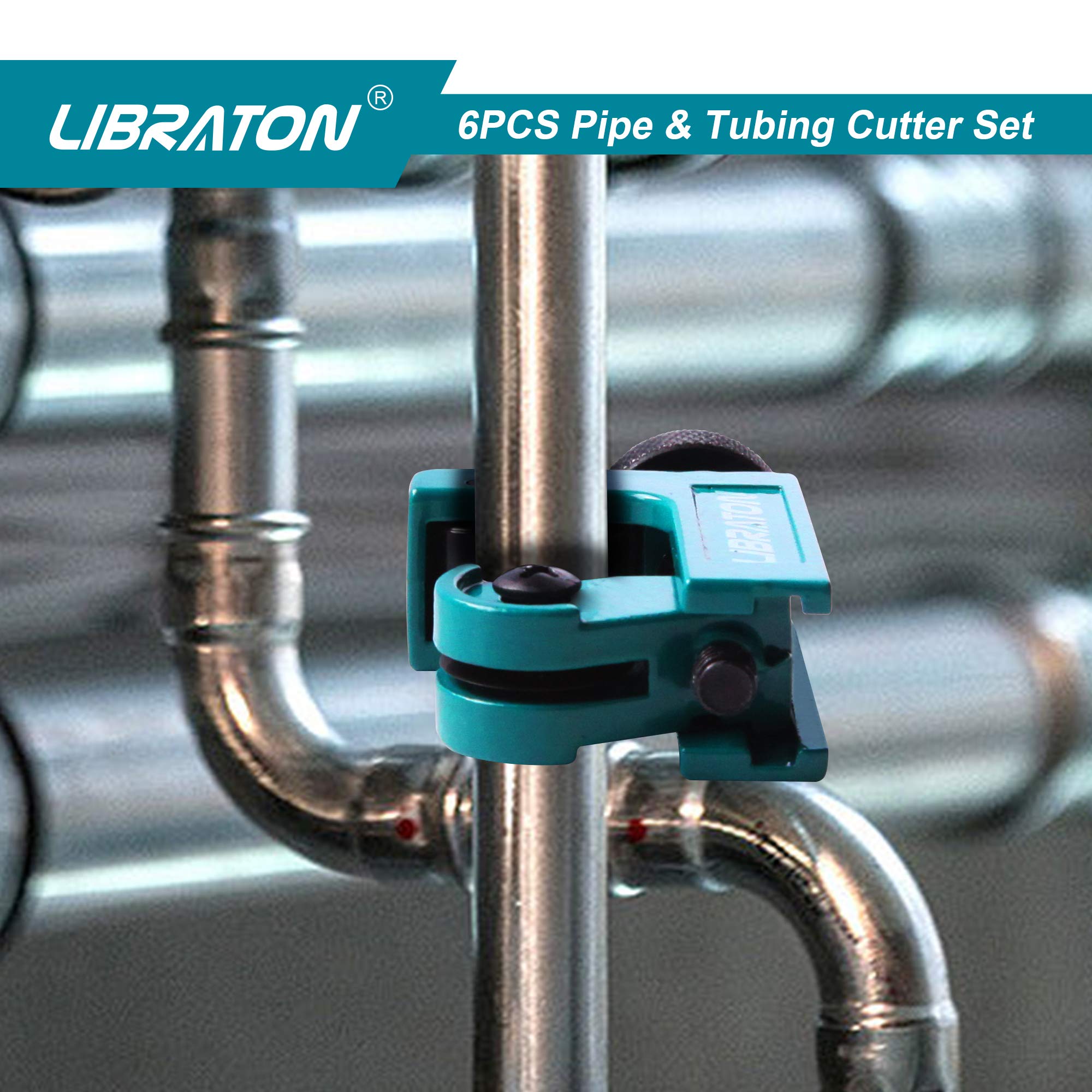 LIBRATON PTFE tape included for sealing joints after cuts