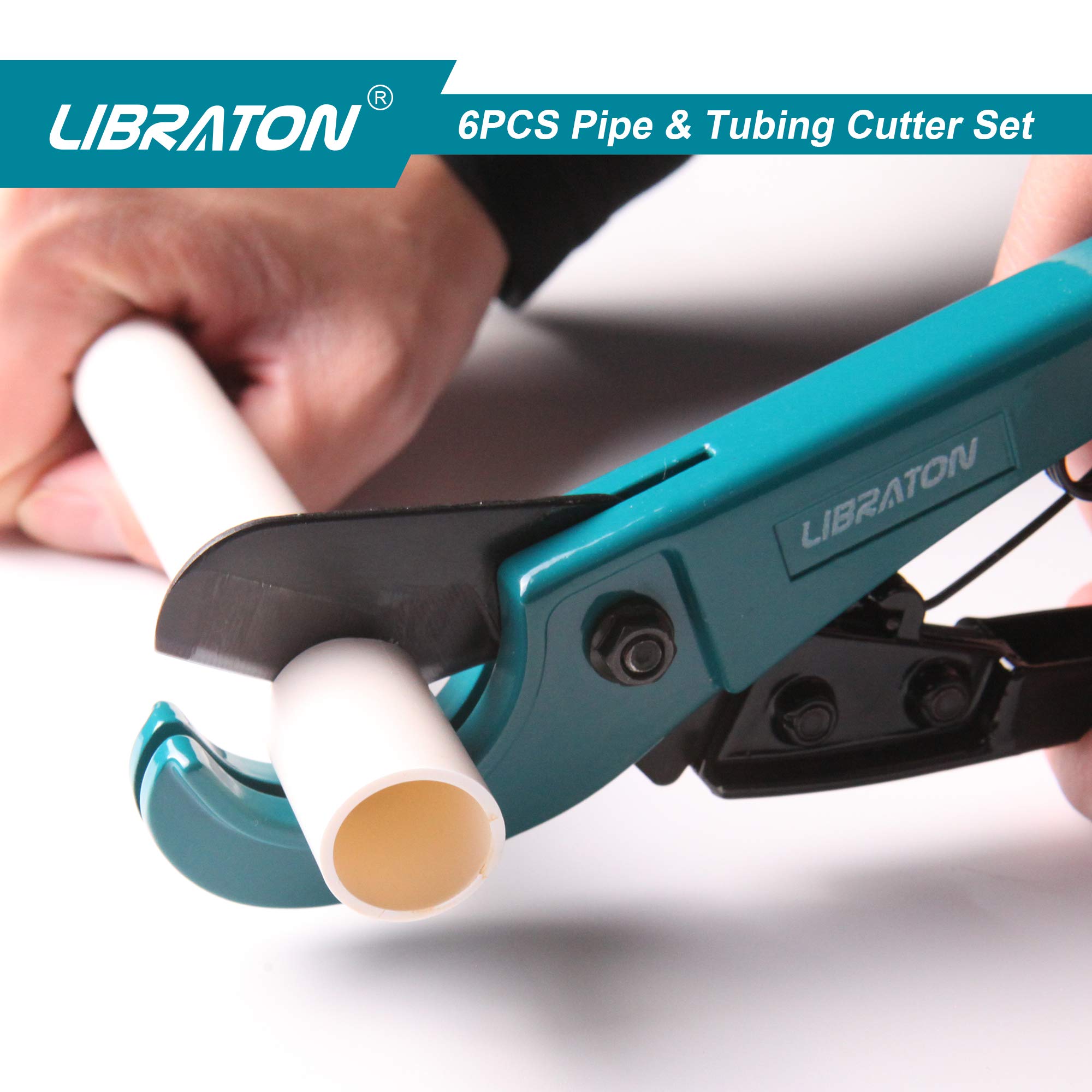 LIBRATON safety lock engaged to keep cutter secure during storage