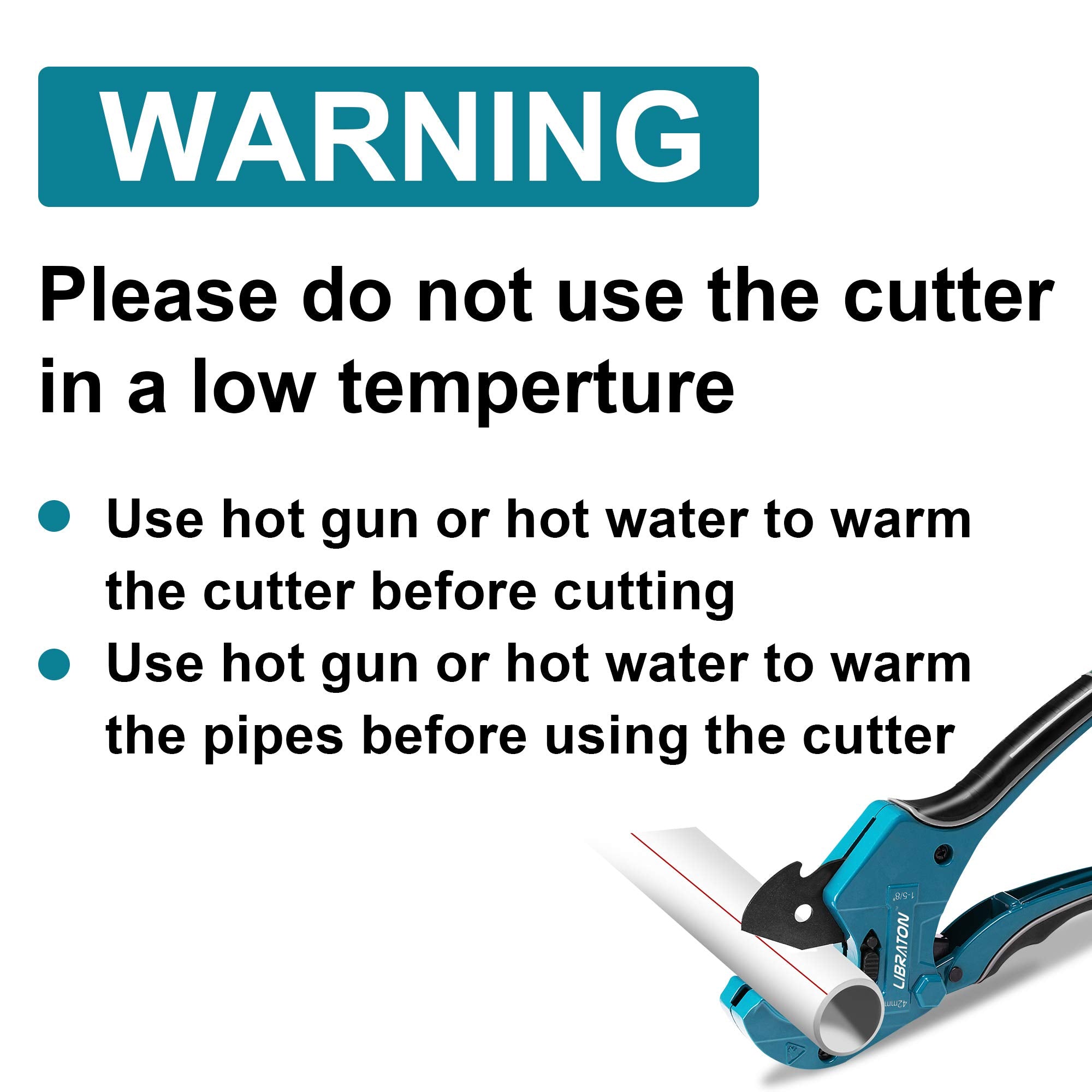 LIBRATON safety lock keeps the tool secured when not in use.