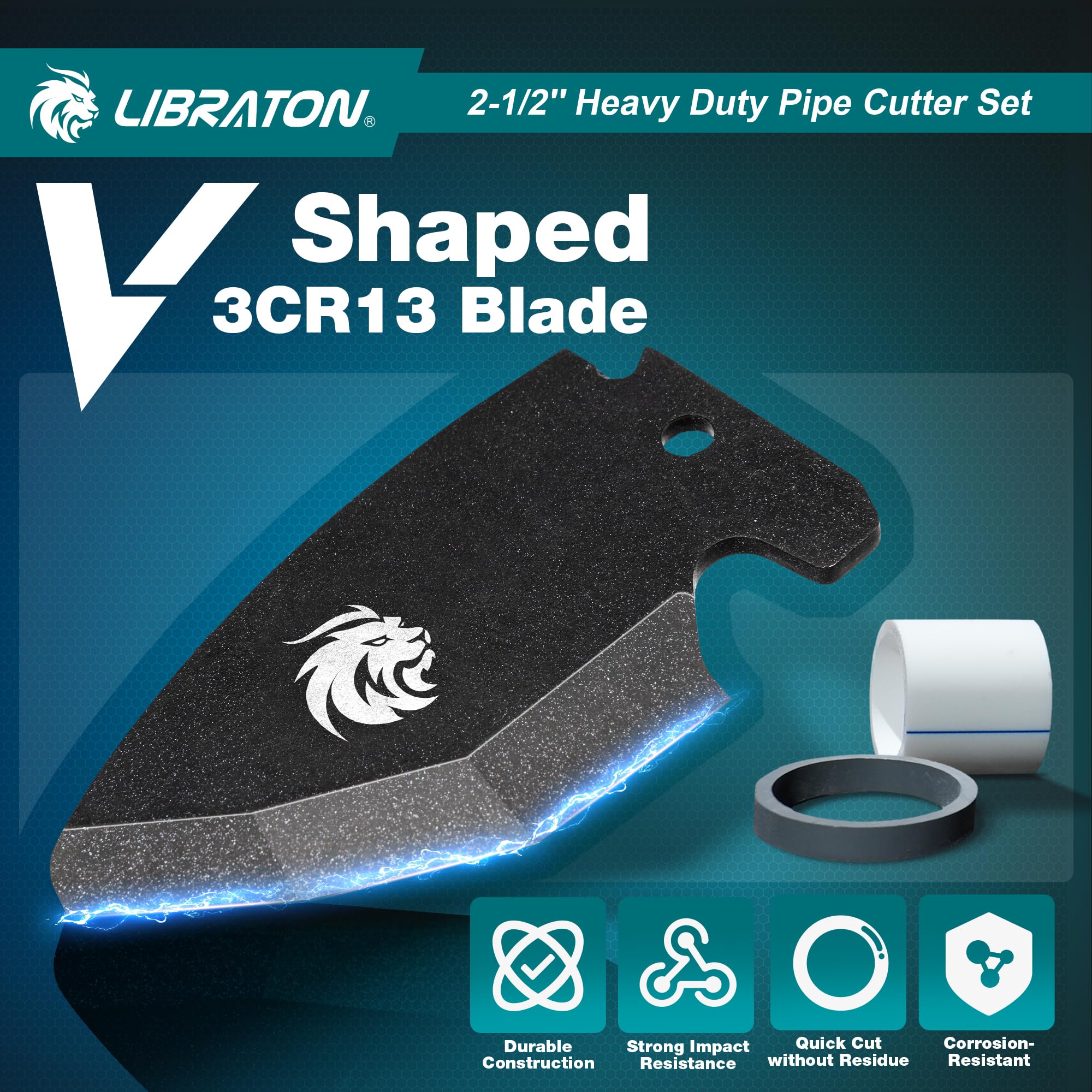 LIBRATON cutter with closed cutting head for clean, efficient cuts