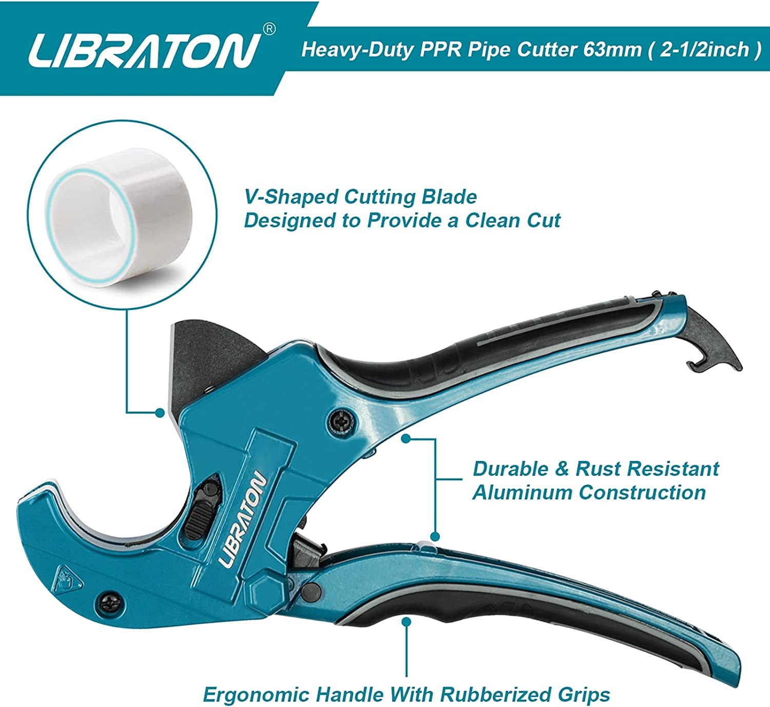 LIBRATON quick-change blade system enables tool-free blade swaps in seconds.