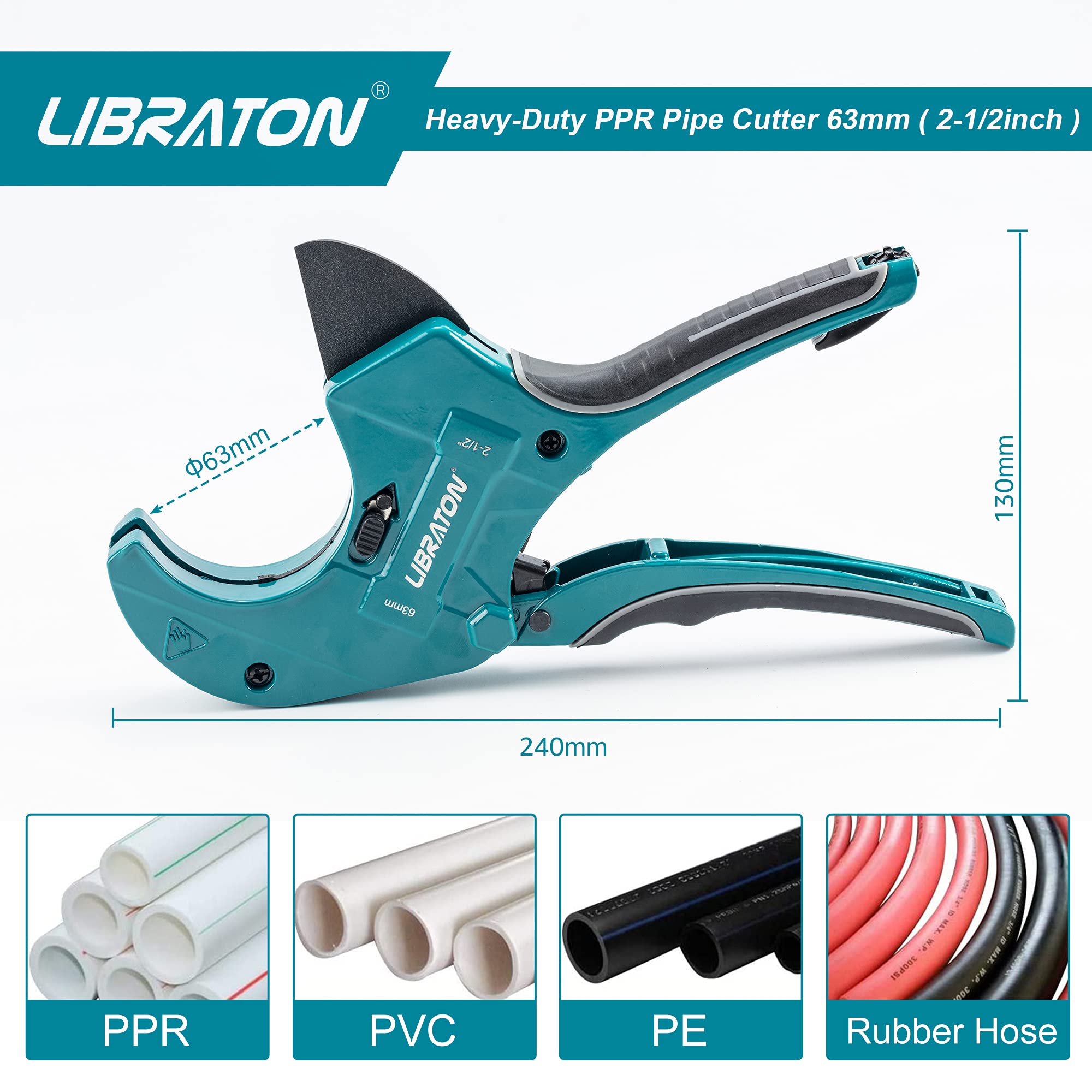 LIBRATON PVC pipe cutter 12-month warranty and responsive support