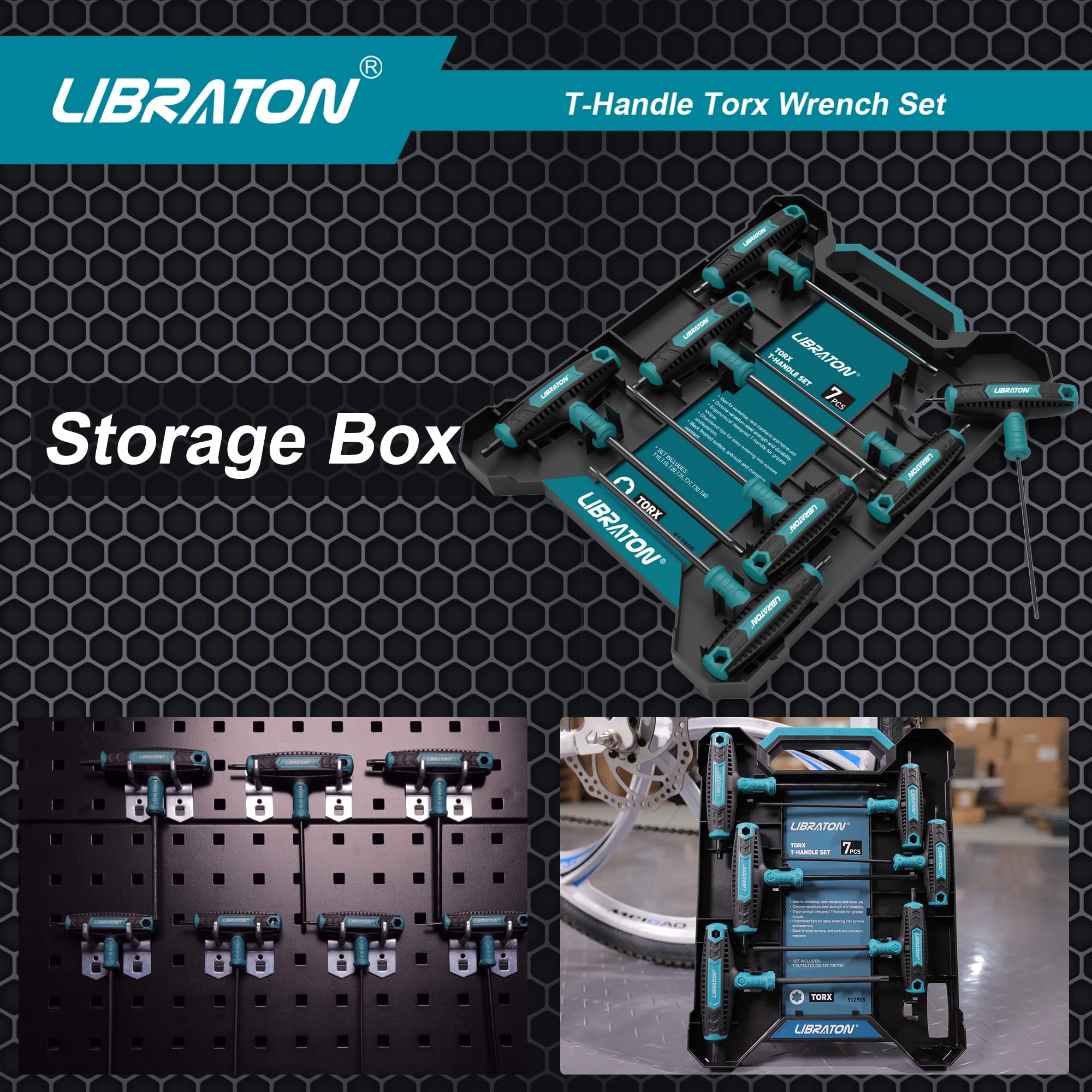 LIBRATON chrome vanadium steel wrenches for lasting strength and torque control.