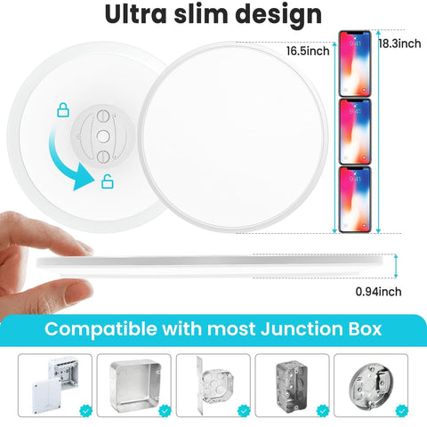 Libtit 3-in-1 color temperature switch demonstrates warm to cool lighting transition.